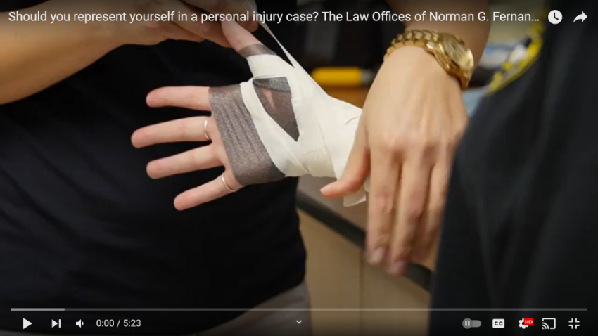 Should You Represent Yourself in a Personal Injury Case?