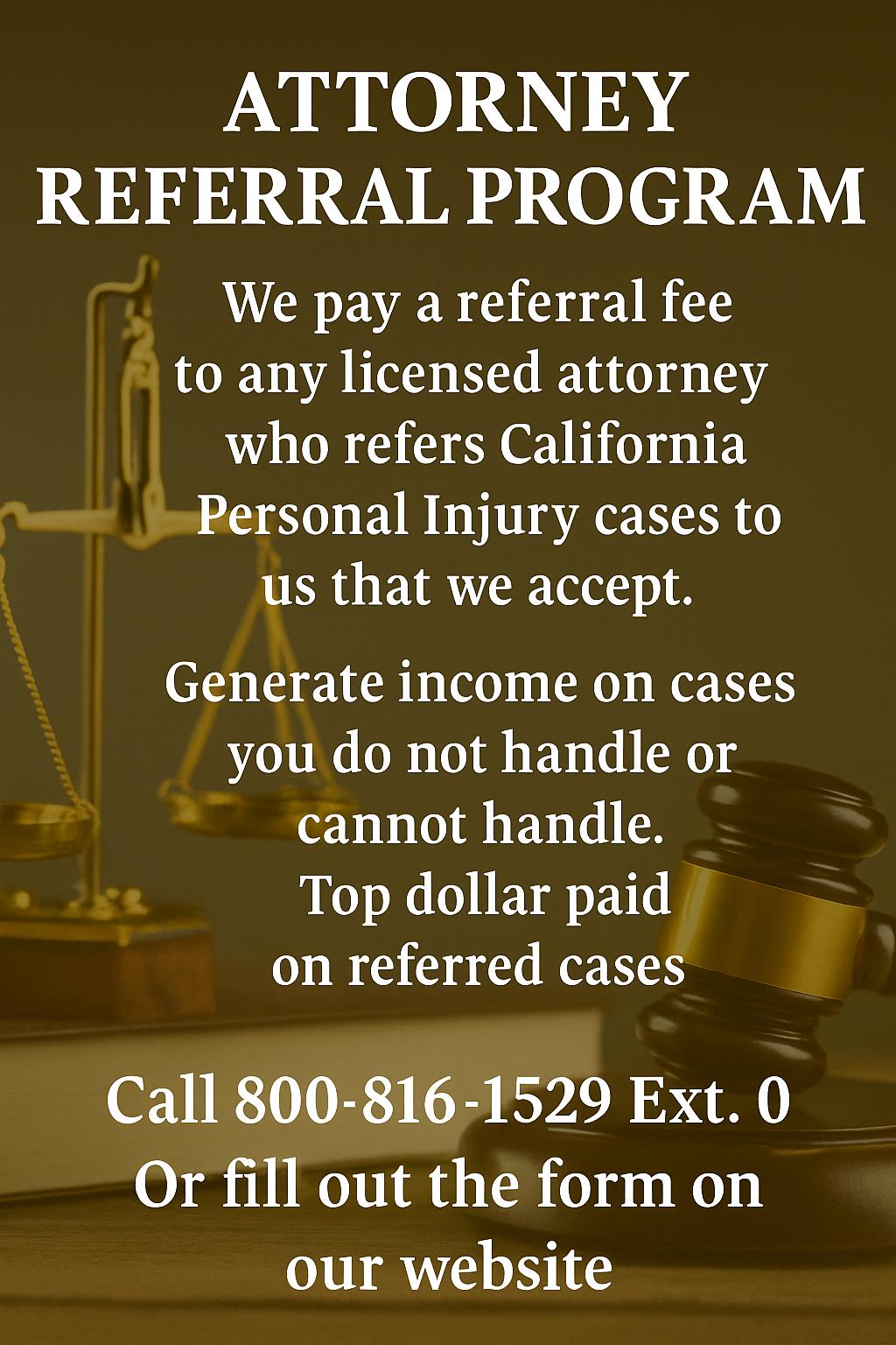 Attorney referral program graphic