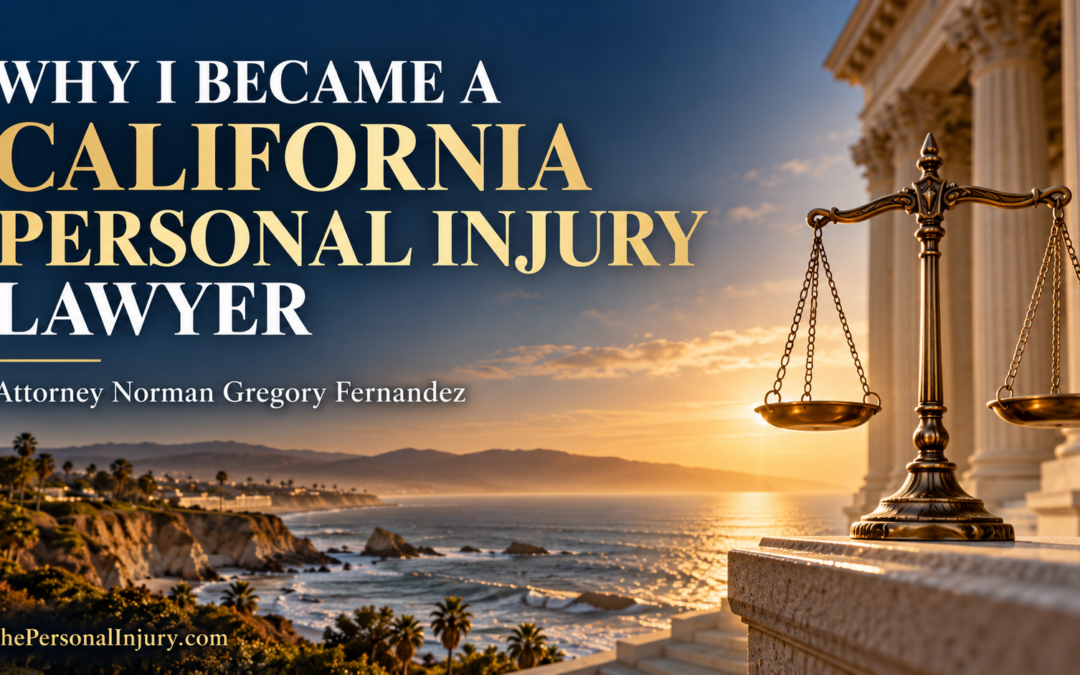 Why I Became a California Personal Injury Lawyer | Attorney Norman Gregory Fernandez